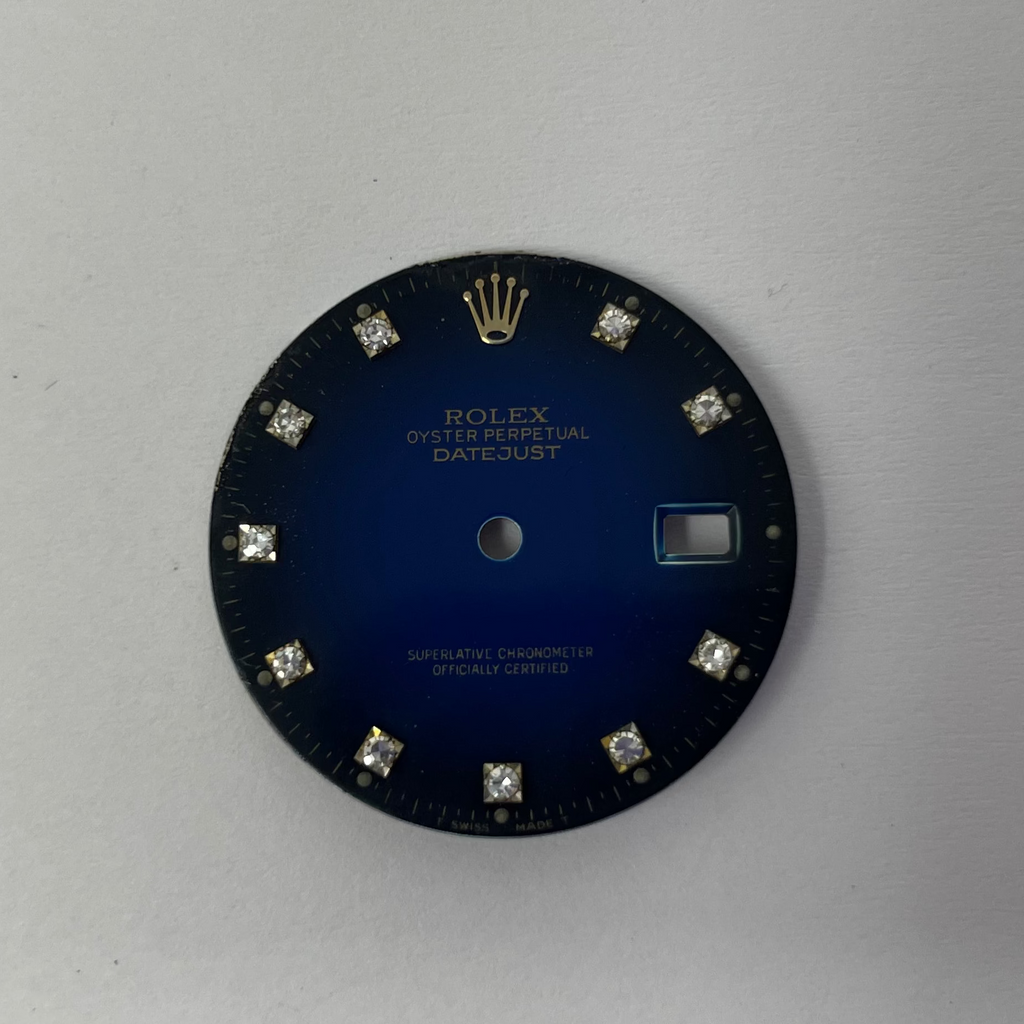 Rolex Datejust 36 Blue Vignette Diamond Dial (16014, 16234)