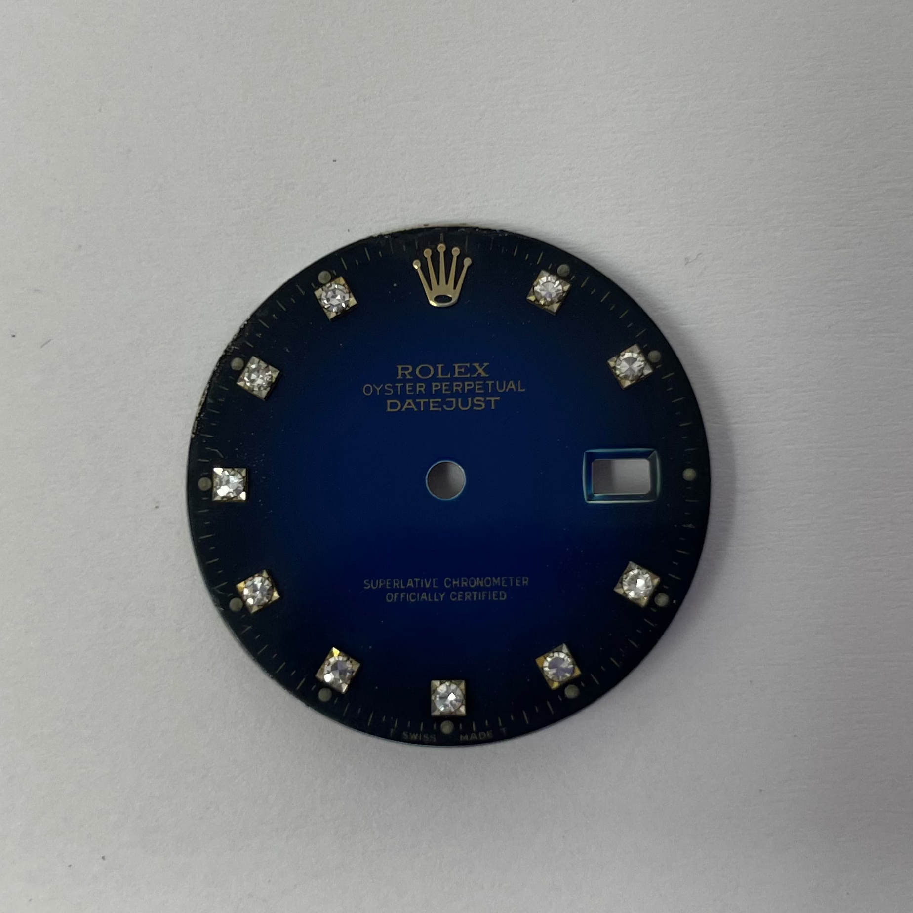 Rolex Datejust 36 Blue Vignette Diamond Dial (16014, 16234)