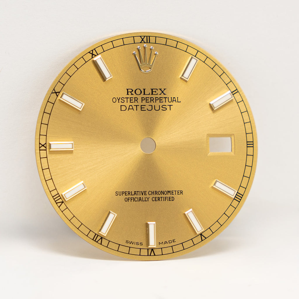 Rolex Datejust 36 Champagne Dial, Super-Luminova Markers (116203, 116233)